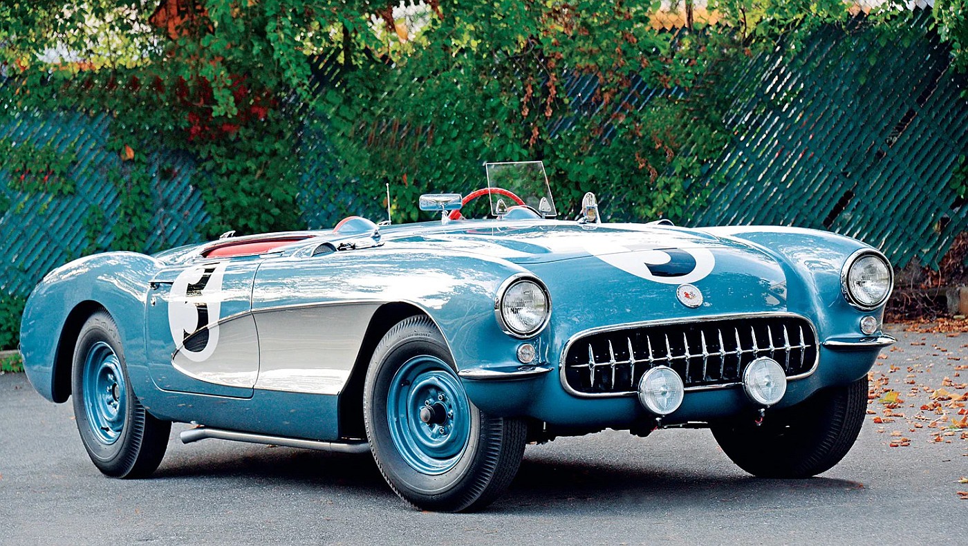 Click to Enlarge-Esc to Close Corvette Generations/C1/C1 1955 Blue vette racer.jpg